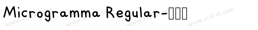 Microgramma Regular字体转换 Microgramma Regular字体转换